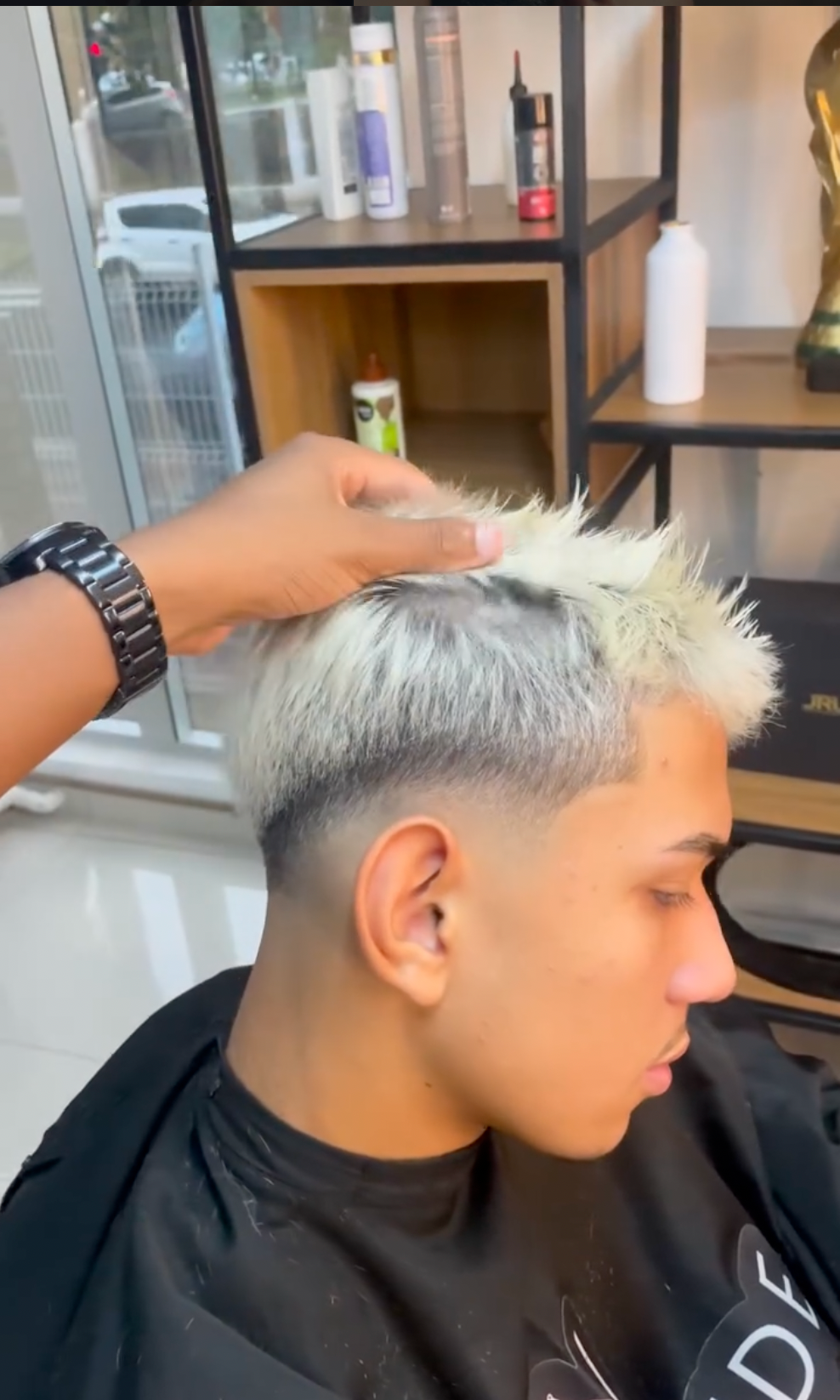 Platinado com degradê